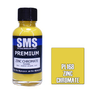 SMS AIRBRUSH PAINT ACRYLIC LACQUER PREMIUM ZINC CHROMATE 30ML