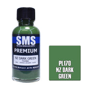 SMS AIRBRUSH PAINT ACRYLIC LACQUER PREMIUM NZ DARK GREEN 30ML