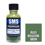 SMS AIRBRUSH PAINT ACRYLIC LACQUER PREMIUM REFLECTIVE GREEN 30ML