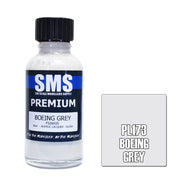 SMS AIRBRUSH PAINT ACRYLIC LACQUER PREMIUM BOEING GREY 30ML