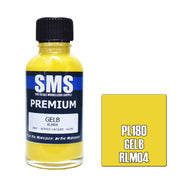 SMS AIRBRUSH PAINT ACRYLIC LACQUER PREMIUM GELB RLM04 30ML
