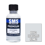 SMS AIRBRUSH PAINT ACRYLIC LACQUER PREMIUM LICHTGRAU RLM63 30ML