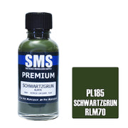 SMS AIRBRUSH PAINT ACRYLIC LACQUER PREMIUM SCHWARTZGRUN RLM70 30ML