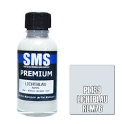 SMS AIRBRUSH PAINT ACRYLIC LACQUER PREMIUM LICHTBLAU RLM76 30ML