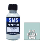 SMS AIRBRUSH PAINT ACRYLIC LACQUER PREMIUM HELLBLAU RLM78 30ML