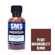 SMS AIRBRUSH PAINT ACRYLIC LACQUER PREMIUM BRAUNVIOLETT RLM81 30ML