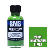 SMS AIRBRUSH PAINT ACRYLIC LACQUER PREMIUM DUNKELGRUN RLM83 30ML