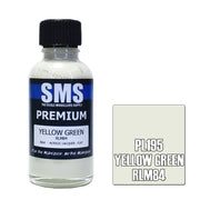 SMS AIRBRUSH PAINT ACRYLIC LACQUER PREMIUM YELLOW GREEN RLM84 30ML
