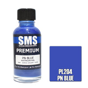 SMS AIRBRUSH PAINT ACRYLIC LACQUER PREMIUM PN BLUE 30ML