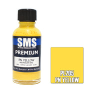 SMS AIRBRUSH PAINT ACRYLIC LACQUER PREMIUM PN YELLOW 30ML
