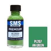 SMS AIRBRUSH PAINT ACRYLIC LACQUER PREMIUM AN GREEN 30ML