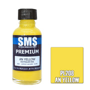SMS AIRBRUSH PAINT ACRYLIC LACQUER PREMIUM AN YELLOW 30ML
