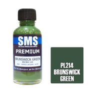 SMS AIRBRUSH PAINT ACRYLIC LACQUER PREMIUM BRUNSWICK GREEN 30ML