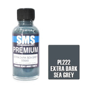SMS AIRBRUSH PAINT ACRYLIC LACQUER PREMIUM EXTRA DARK SEA GREY 30ML