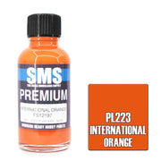SMS AIRBRUSH PAINT ACRYLIC LACQUER PREMIUM INTERNATIONAL ORANGE 30ML