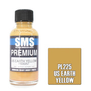 SMS AIRBRUSH PAINT ACRYLIC LACQUER PREMIUM US EARTH YELLOW 3ML