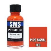 SMS AIRBRUSH PAINT ACRYLIC LACQUER PREMIUM SIGNAL RED 30ML