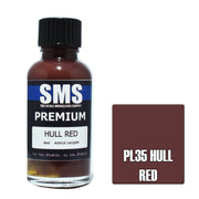 SMS AIRBRUSH PAINT ACRYLIC LACQUER PREMIUM HULL RED 30ML