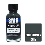 SMS AIRBRUSH PAINT ACRYLIC LACQUER PREMIUM GERMAN GREY 30ML