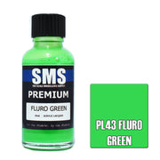 SMS AIRBRUSH PAINT ACRYLIC LACQUER PREMIUM FLURO GREEN 30ML