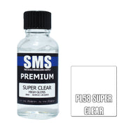 SMS AIRBRUSH PAINT ACRYLIC LACQUER PREMIUM SUPER CLEAR 30ML