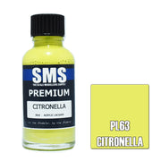 SMS AIRBRUSH PAINT ACRYLIC LACQUER PREMIUM CITRONELLA 30ML