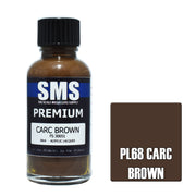SMS AIRBRUSH PAINT ACRYLIC LACQUER PREMIUM CARC BROWN 30ML