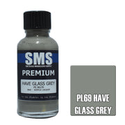 SMS AIRBRUSH PAINT ACRYLIC LACQUER PREMIUM HAVE GLASS GREY 30ML