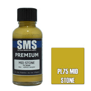 SMS AIRBRUSH PAINT ACRYLIC LACQUER PREMIUM MID STONE 30ML