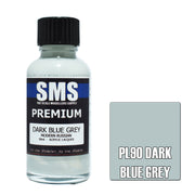 SMS AIRBRUSH PAINT ACRYLIC LACQUER PREMIUM DARK BLUE GREY 30ML