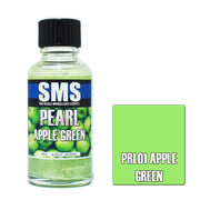 SMS AIRBRUSH PAINT ACRYLIC LACQUER PEARL APPLE GREEN 30ML