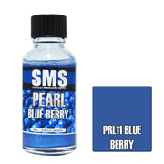 SMS AIRBRUSH PAINT ACRYLIC LACQUER PEARL BLUE BERRY 30ML