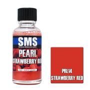 SMS AIRBRUSH PAINT ACRYLIC LACQUER PEARL STRAWBERRY RED 30ML