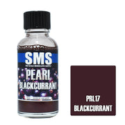 SMS AIRBRUSH PAINT ACRYLIC LACQUER PEARL BLACKCURRANT 30ML