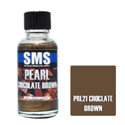 SMS AIRBRUSH PAINT ACRYLIC LACQUER PEARL CHOCOLATE BROWN 30ML