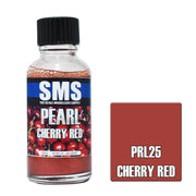 SMS AIRBRUSH PAINT ACRYLIC LACQUER PEARL CHERRY RED 30ML