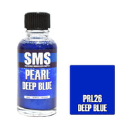 SMS AIRBRUSH PAINT ACRYLIC LACQUER PEARL DEEP BLUE 30ML