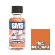 SMS AIRBRUSH PAINT ACRYLIC LACQUER BLOOD ORANGE 30ML